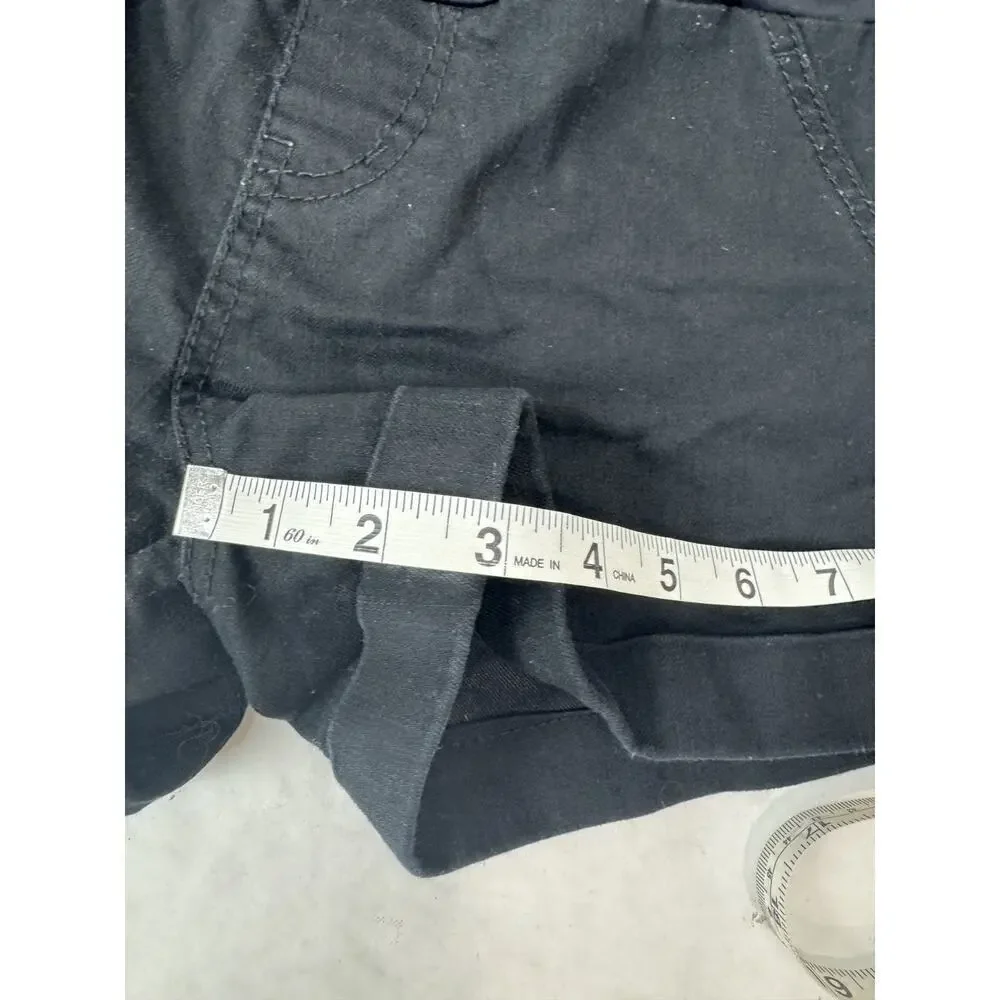 Celebrity Pink Maternity Shorts Black Denim Jean 3" Inseam Size Small - Picture 4 of 5